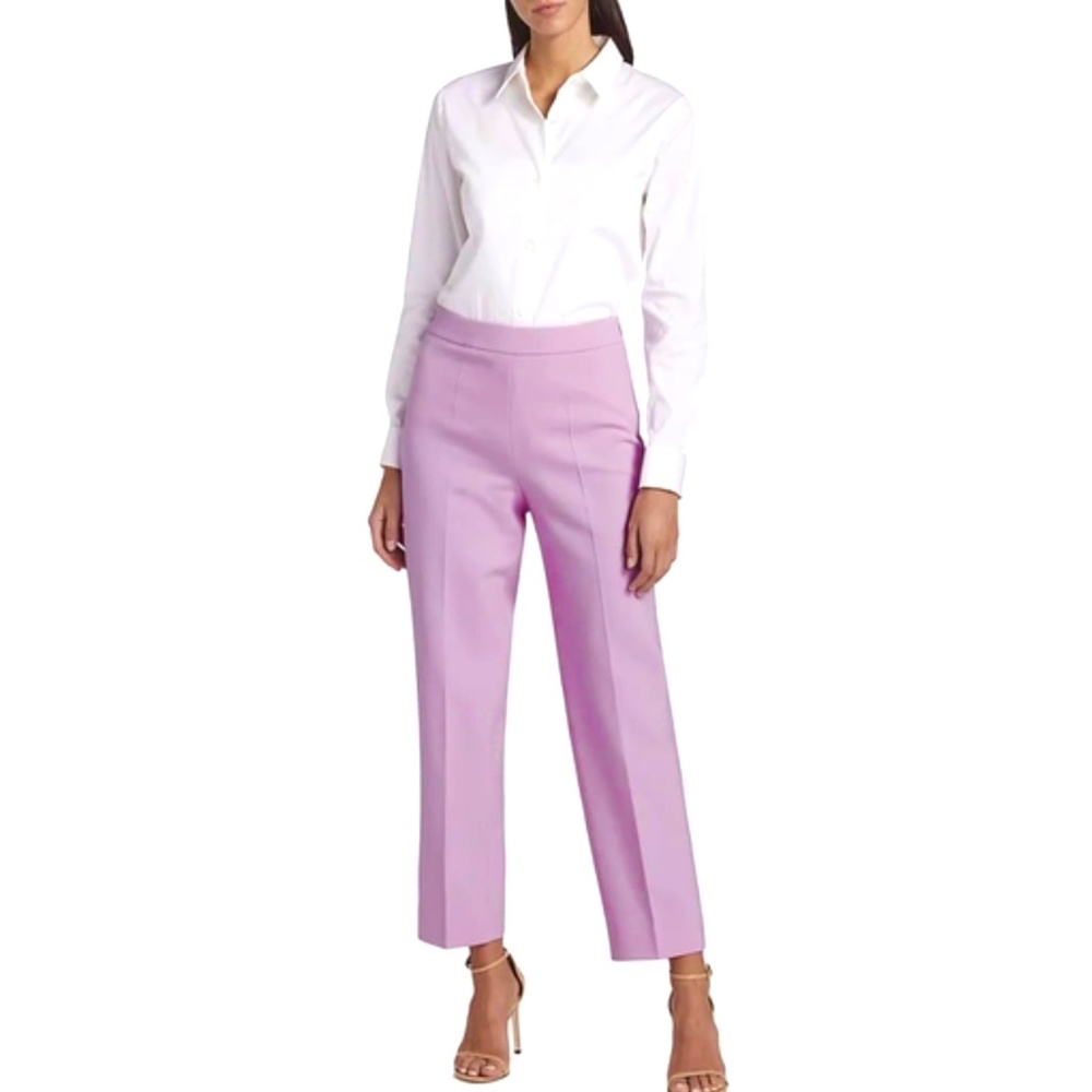 Oscar de la Renta Straight Leg Pants / Trousers  (Color Lupine) New With Tags
